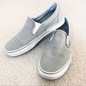 Gray Slip on Vans